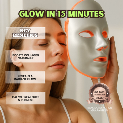 The Lumina Glow Mask — 7-Color LED Light Therapy