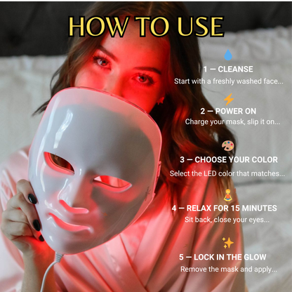 The Lumina Glow Mask — 7-Color LED Light Therapy